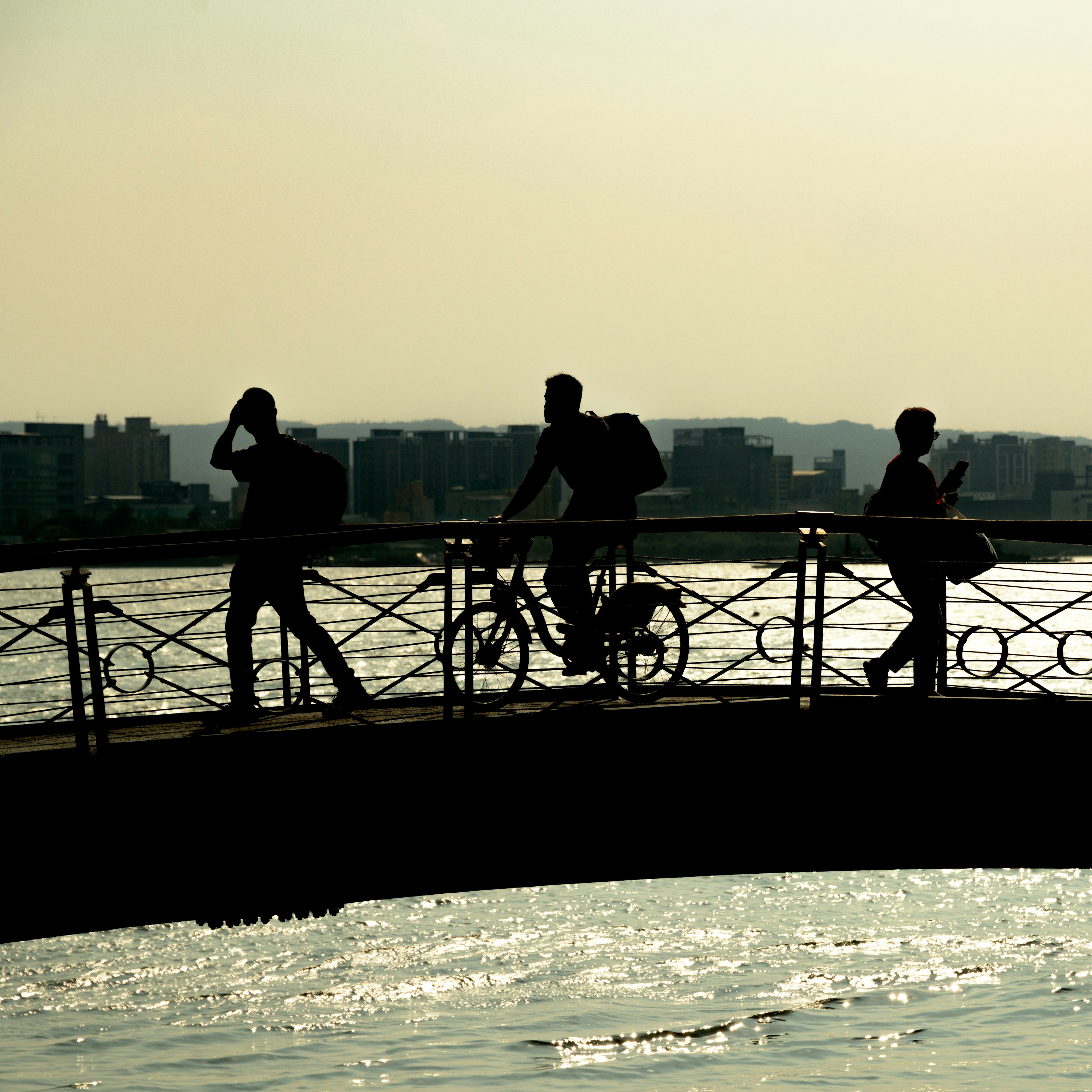 people on bikes